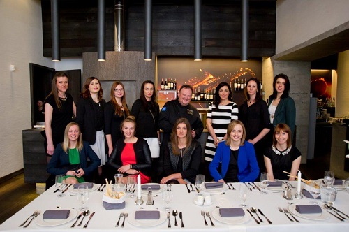 Siatkarki BKS Aluprof w New Restaurant Dworek